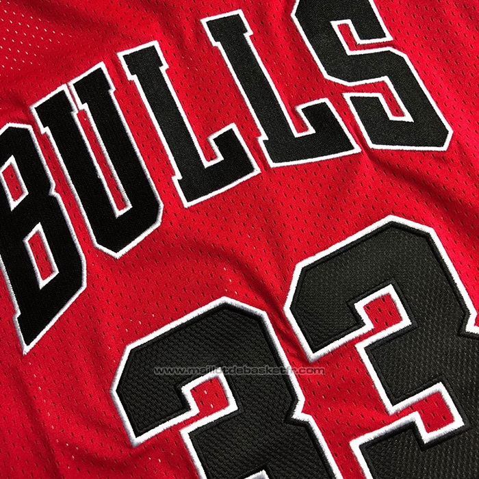 Maillot Chicago Bulls Scottie Pippen #33 Mitchell & Ness 1997-98 Rouge